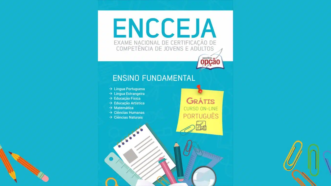 Comprar Apostila Encceja 2026: Ensino Fundamental